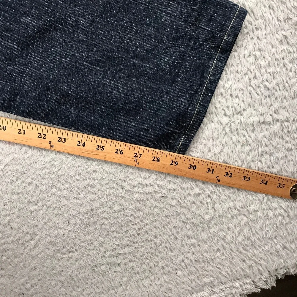 Levi 501XX Jeans Mens 34 (32x29) Dark Indigo Blue Straight Leg Button Fly Denim